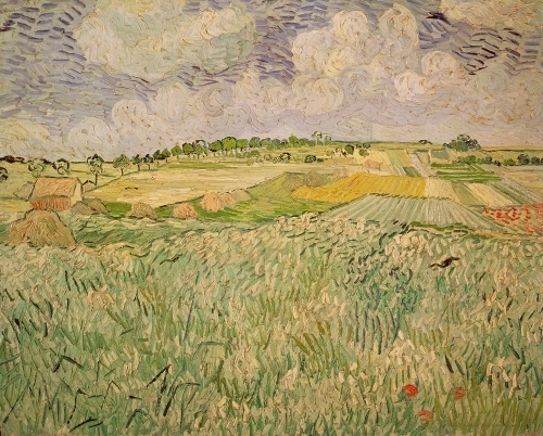 The Plain at Auvers, 1890 - Van Gogh Painting On Canvas